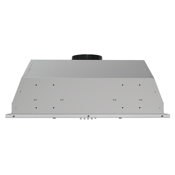 Streamline 28 in. Petroni Ducted Insert 350 CFM Range Hood in Brushed Stainless Steel - T-4015-1-DT