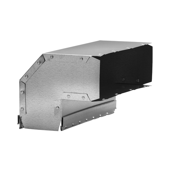 Almo 3-1/4-in. x 10-in. Round Vertical Elbow Transition for Vent Hood - 428