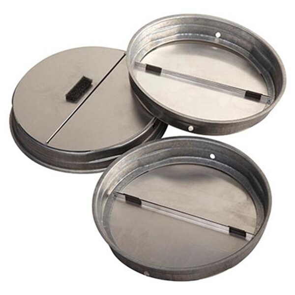 Broan-Nutone Broan-Nutone BP87Q 7 in. Damper for Round Discharge Range Hood; Galvanized - BP87Q