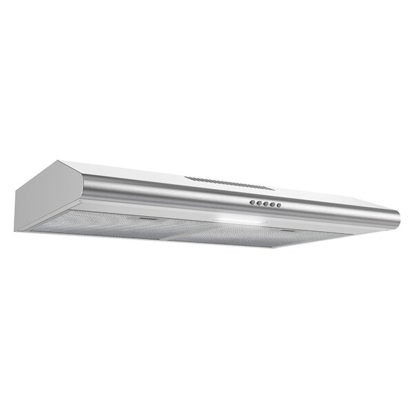 Streamline 30 in. Moncalieri Ductless Undermount 80 CFM Range Hood in Brushed Stainless Steel - T-3367-1-DL