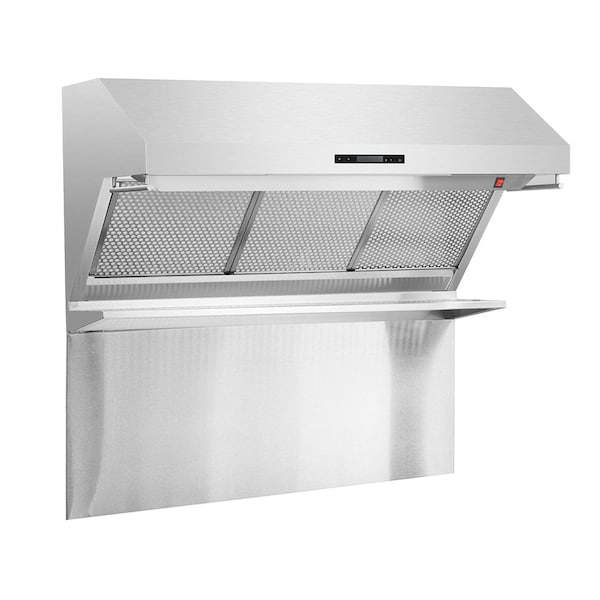 Forno Savona 48In. Wall Mount Range Hood w/Hybrid Filters & Back Splash - FRHWM5029-48HB