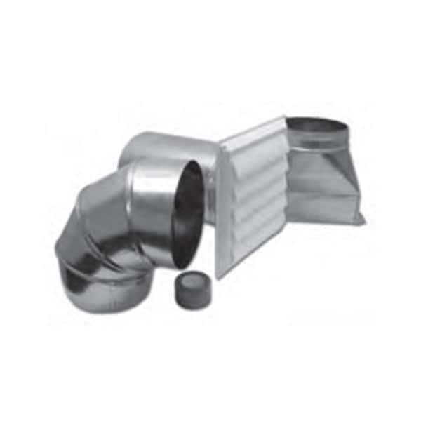 Lambro Industries 7 in. Range Hood Wall Vent Kit - 377