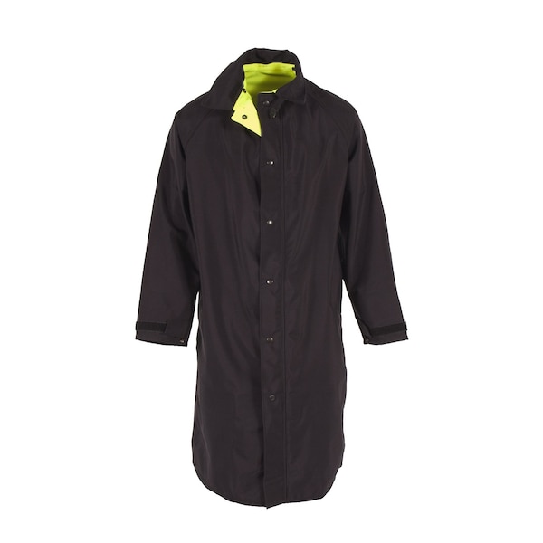 Neese Responder Hi-Vis Reversible Long Rain Coat, Poly Coated 70 Denier Nylon, Class 3 Type P, M - 97001-33-1-LBK-M