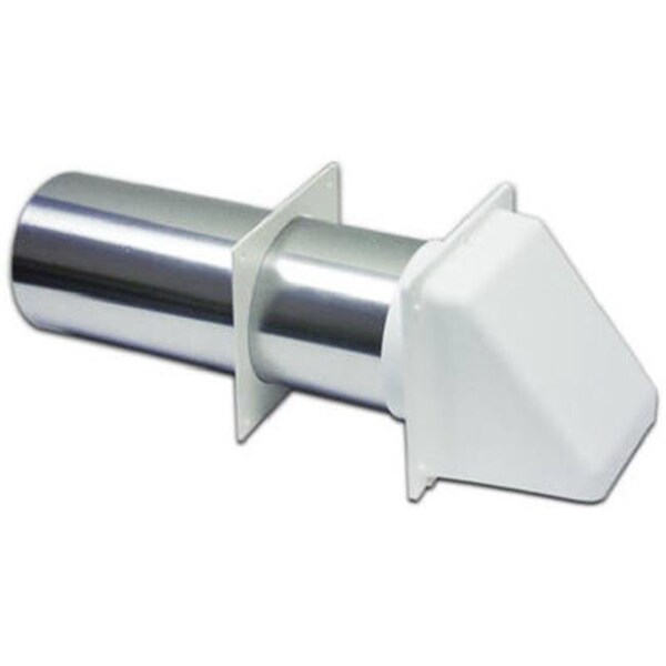 Lambro Industries Inc Lambro 224WS 4 in. White Dryer Vent Hood - 776708