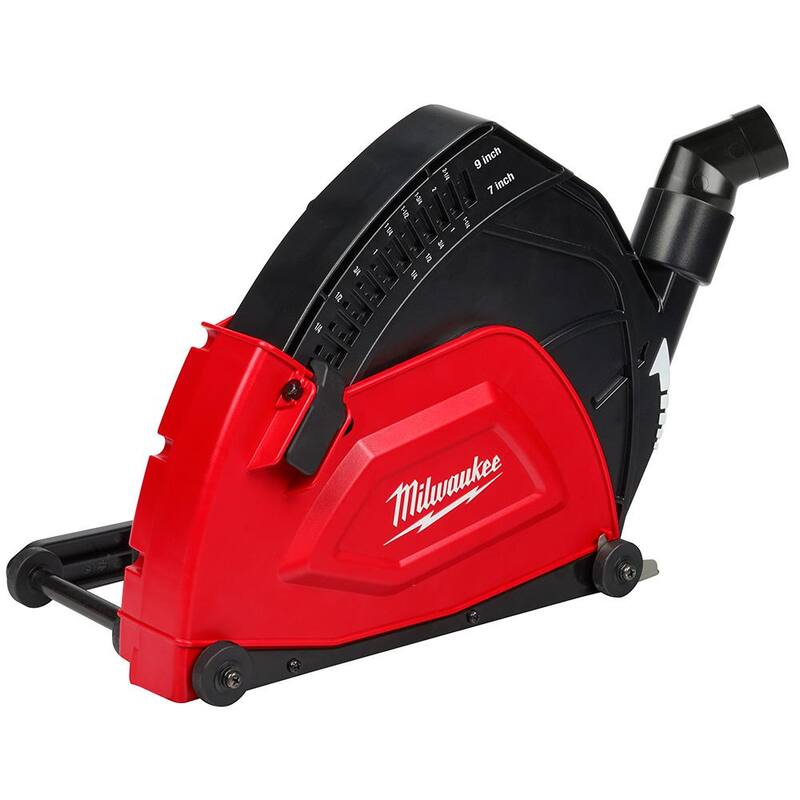 Protector de polvo para cortadora de esmeriladora angular grande de 7 a 9 pulgadas Milwaukee - 49-40-6120.