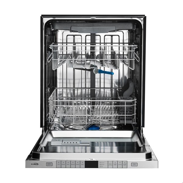 Koolmore 24 in. Panel Ready 14 Place Settings 45 DB Dishwasher in Stainless-Steel KM-DW2445-PR - KM-DW2445-PR