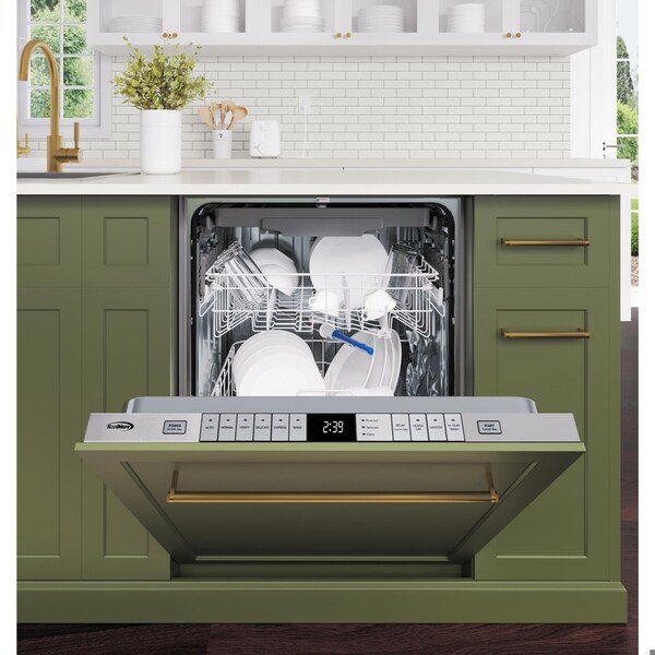 Koolmore 24 in. Panel Ready 14 Place Settings 45 DB Dishwasher in Stainless-Steel KM-DW2445-PR - KM-DW2445-PR