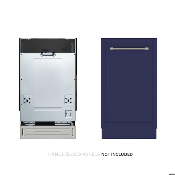 Koolmore 18 in. ADA Panel Ready with 8 Place Settings 52 DB Dishwasher in Stainless-Steel KM-DW1852-PR - KM-DW1852-PR