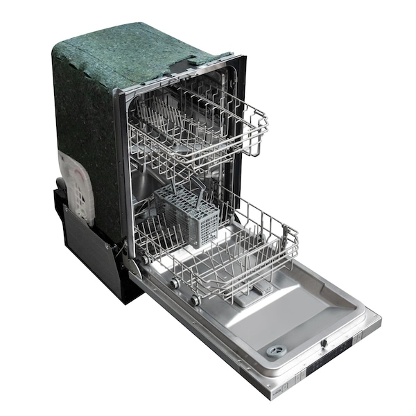 Koolmore 18 in. ADA Panel Ready with 8 Place Settings 52 DB Dishwasher in Stainless-Steel KM-DW1852-PR - KM-DW1852-PR
