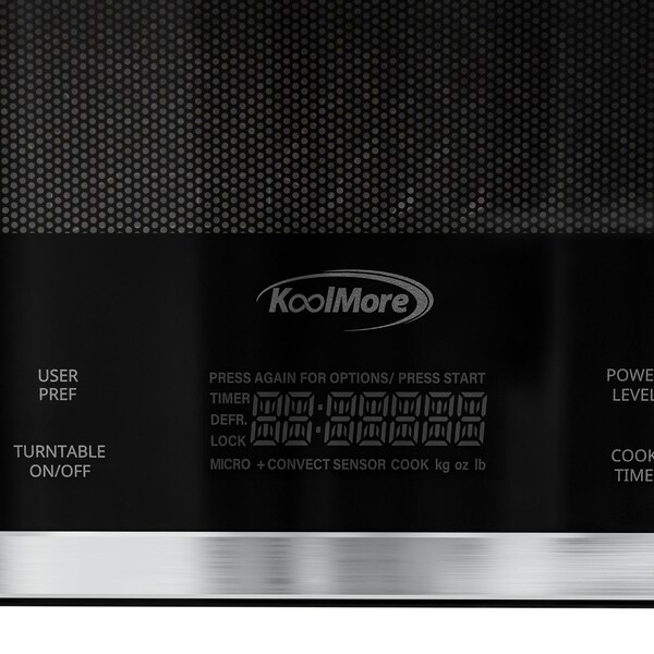 Koolmore 30 in. Over the Range Low Profile Microwave in Stainless-Steel, 1.2 cu. ft. - KM-MLPOT-1SS