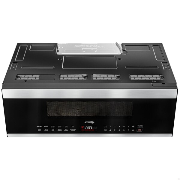 Koolmore 30 in. Over the Range Low Profile Microwave in Stainless-Steel, 1.2 cu. ft. - KM-MLPOT-1SS