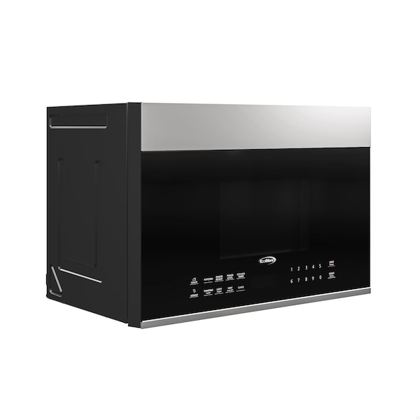 Koolmore 1.3 cu. ft. Over the Range Stainless Steel Microwave, 300 CFM, One Panel KM-MOT-OP1SS - KM-MOT-OP1SS