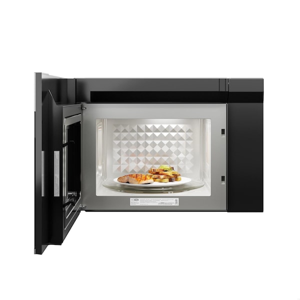 Koolmore 1.3 cu. ft. Over the Range Stainless Steel Microwave, 300 CFM, One Panel KM-MOT-OP1SS - KM-MOT-OP1SS