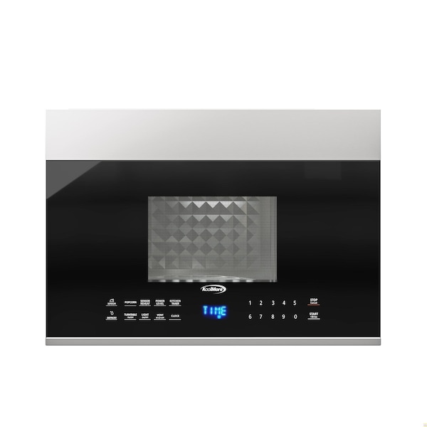 Koolmore 1.3 cu. ft. Over the Range Stainless Steel Microwave, 300 CFM, One Panel KM-MOT-OP1SS - KM-MOT-OP1SS