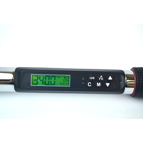 Acdelco 1/2" Angle Digital Torque Wrench 12.5 to 250 ft-lbs ARM303-4A - ARM303-4A-340