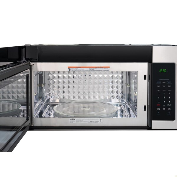 Koolmore 30 in. 1.5 cu.ft Over-the-Range Convection Microwave Oven in Black KM-MOTC-15SS - KM-MOTC-15SS