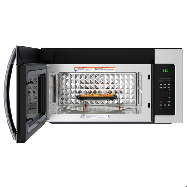 Koolmore 30 in. 1.5 cu.ft Over-the-Range Convection Microwave Oven in Black KM-MOTC-15SS - KM-MOTC-15SS