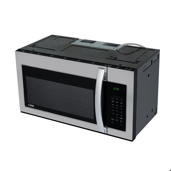 Koolmore 30 in. 1.5 cu.ft Over-the-Range Convection Microwave Oven in Black KM-MOTC-15SS - KM-MOTC-15SS