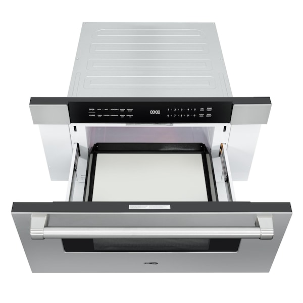 Koolmore 30 in. Microwave Drawer, 1.2 cu. ft. Capacity in Stainless-Steel KM-MD30-SS - KM-MD30-SS
