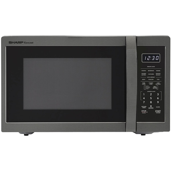 Sharp Microwave Oven, 12 3/8 in H, 20 3/8 in W - ZSMC1452KH