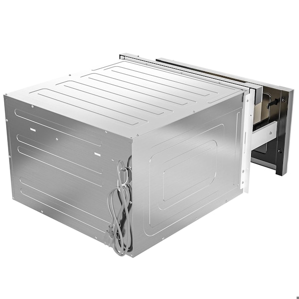Koolmore 24 in. Stainless-Steel Microwave Drawer, Wall-Mounted with Flat Bottom, 1.2 Cu. Ft. - KM-MD-1SS