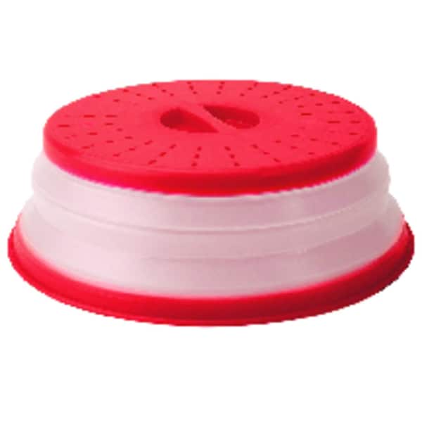 Tovolo Tovolo Red/White Plastic Collapsible Microwave Food Cover - 81-10109
