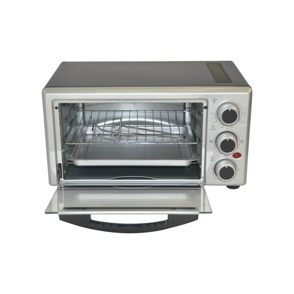 Premium Levella 6-Slice 0.5 Cubic Foot Toaster Oven with Bake, Broil and Toast Functions - PTO142