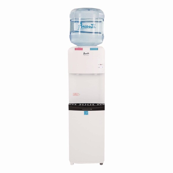Avanti Hot and Cold Water Stand Up Dispenser, 3-5 gal, 11 x 12 x 36, White - WDHC770I0W