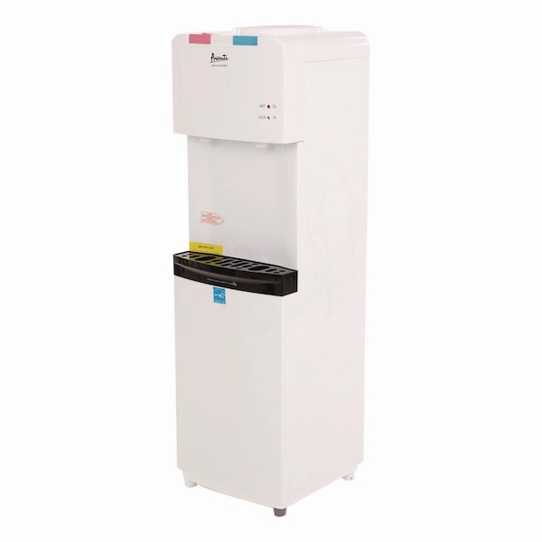 Avanti Hot and Cold Water Stand Up Dispenser, 3-5 gal, 11 x 12 x 36, White - WDHC770I0W