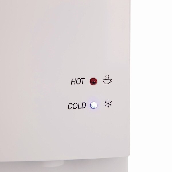 Avanti Hot and Cold Water Stand Up Dispenser, 3-5 gal, 11 x 12 x 36, White - WDHC770I0W