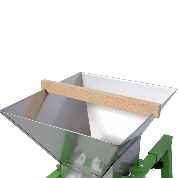 Edendirect 7L Manual Juicer Grinder with Stand - Stainless Steel Fruit Crusher for Cider and Wine Pressing - ED-W46563691