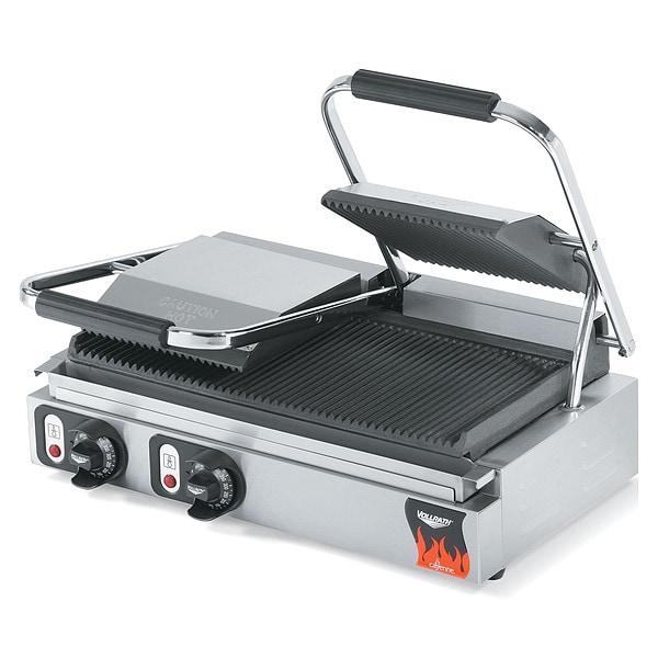 Vollrath Sandwich Press, Panini, 3600W, Cast Iron - PSG4-DG208240