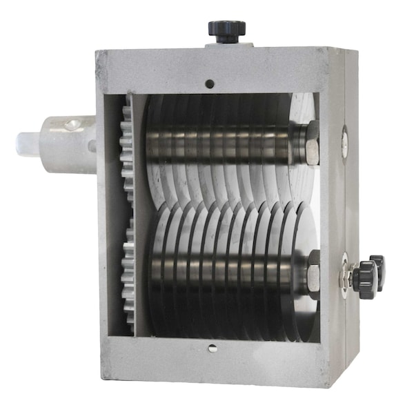 American Eagle AE-MC12NH 1/4 Stainless Steel Meat Cutter Attachment Fits No 12 Hub - AE-MC12NH-1/4