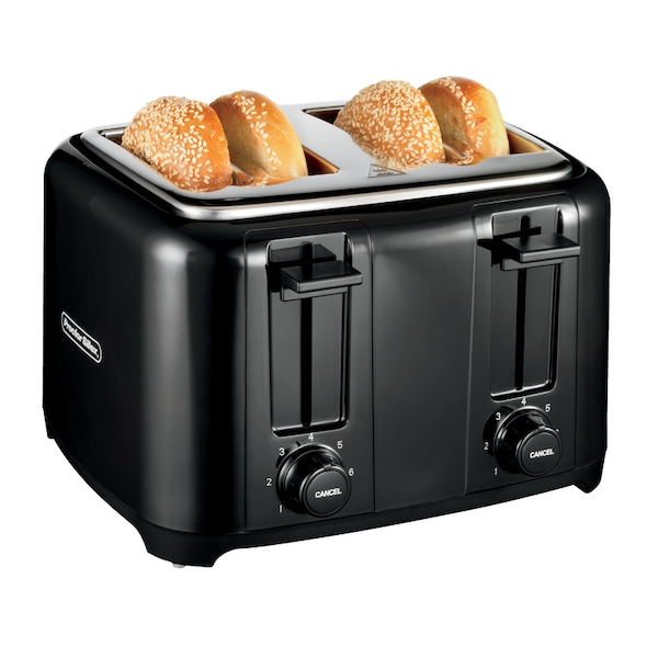 Proctor-Silex Proctor Silex Plastic Black 4 slot Toaster 8 in. H X 12.25 in. W X 11.31 in. D - 24215