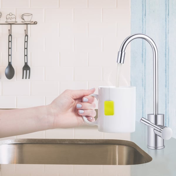Ready Hot Compact Hot Water Dispenser with Brushed Nickel Faucet - 41-RH-150-F570-BN