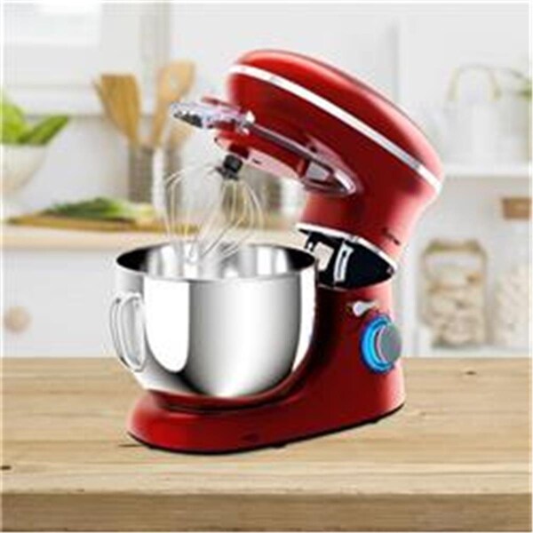 Costway 6.3 qt. 6 Speed 660W Tilt-Head Food Stand Mixer, Red - EP24114RE