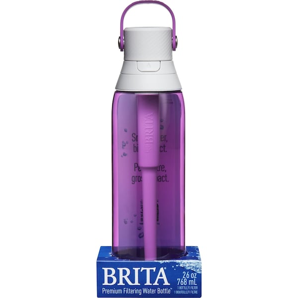 Brita Brita Premium 26 oz Orchid BPA Free Filtered Water Bottle - 36383