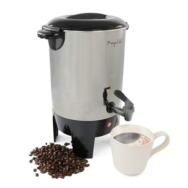 Megachef 30 Cup Stainless Steel Coffee Urn - MC-S30C