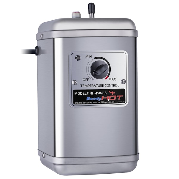 Ready Hot Compact Hot Water Dispenser, Manual Temperature Control, Tank Only - 40-RH-150-SS
