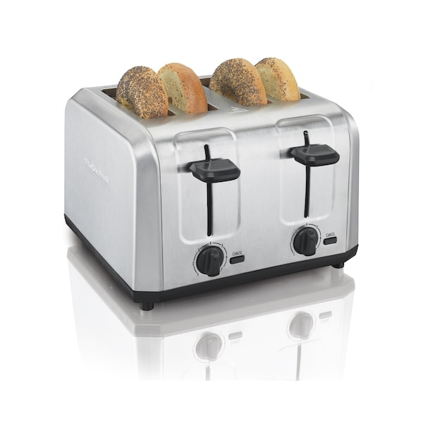 Hamilton Beach Hamilton Beach Stainless Steel Silver 4 slot Toaster 7.48 in. H X 10.94 in. W X 11.22 in. D - 24910