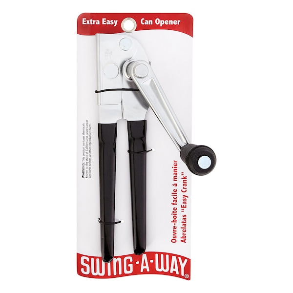 Swing-A-Way Swing-A-Way Black Stainless Steel Manual Can Opener - 6090