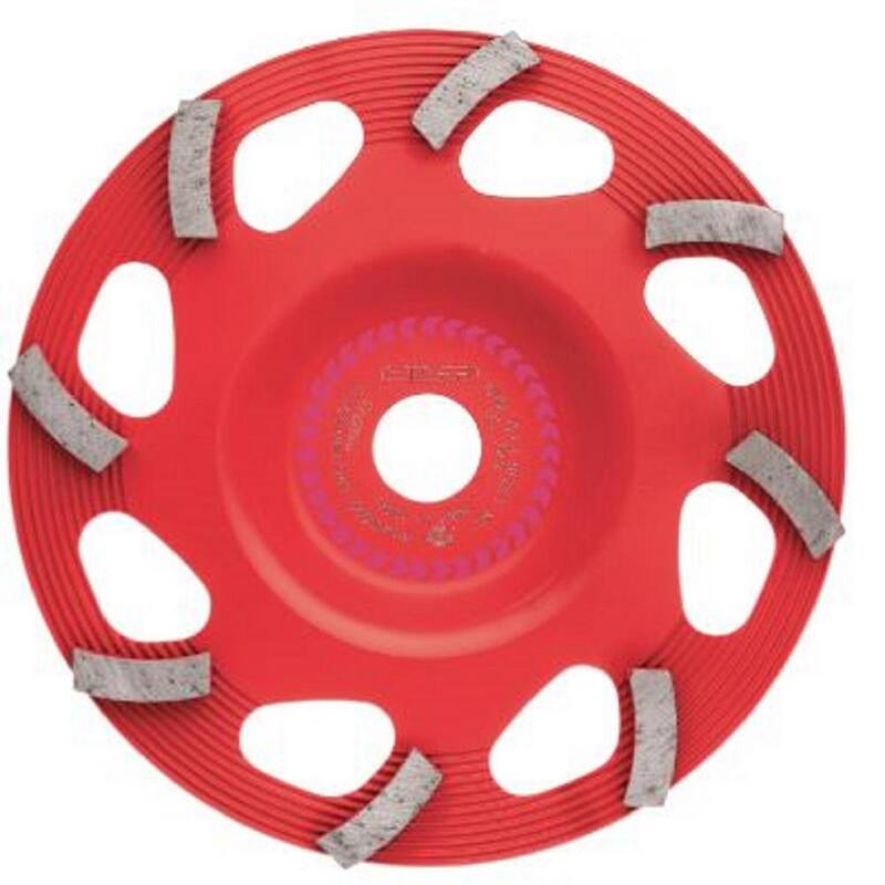 Rueda de rectificado de copa de diamante SPX de 6 pulgadas y 8 segmentos para eliminación de recubrimientos - 2270821