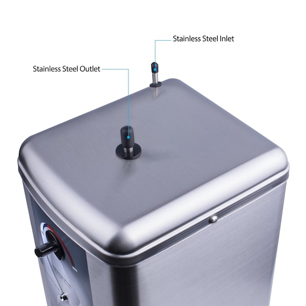Ready Hot Instant Hot Water Dispenser with Polished Chrome Hot Water Faucet with Safety Lock - 41-RH-200-F570-CH