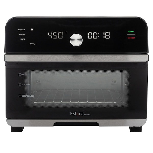 Instant Pot Instant Omni Plus Stainless Steel Black/Silver Toaster Oven 13.9 in. H X 15.7 in. W X 16.5 in. D - 140-4002-01