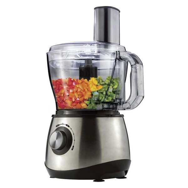 Brentwood Industries Food Processor 600W 8 Cup Stainless Steel - FP-581
