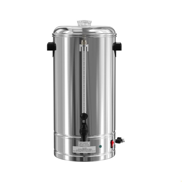 Koolmore Electric 100 Cup Commercial Coffee Percolator in Stainless Steel - KM-CCP100