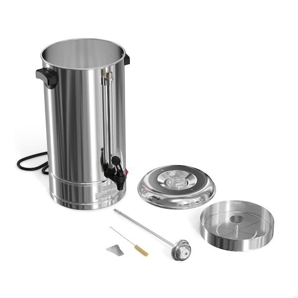 Koolmore Electric 100 Cup Commercial Coffee Percolator in Stainless Steel - KM-CCP100
