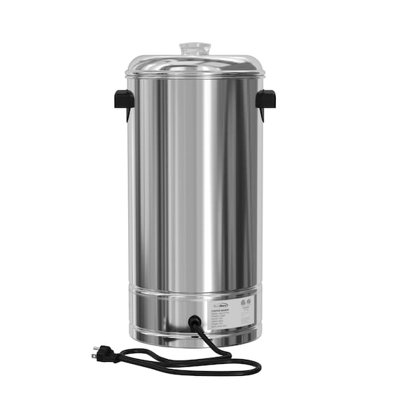 Koolmore Electric 100 Cup Commercial Coffee Percolator in Stainless Steel - KM-CCP100