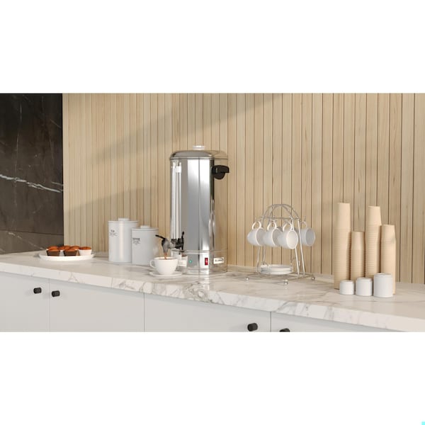 Koolmore Electric 100 Cup Commercial Coffee Percolator in Stainless Steel - KM-CCP100
