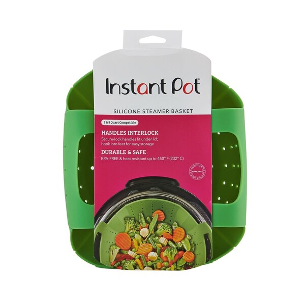 Houdini Instant Pot Green Silicone Steamer Basket - 5252049